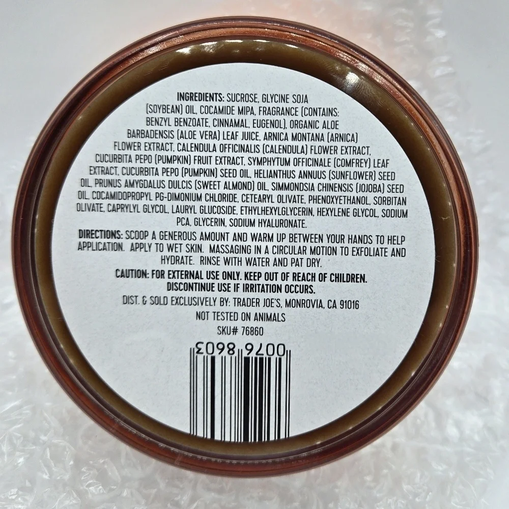 Trader Joe's Pumpkin Body Scrub